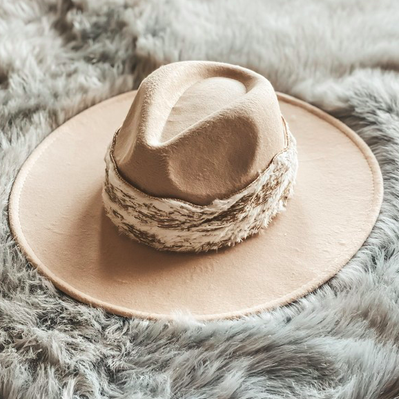 The Catcher Wool Wide Brim Fedora Hat